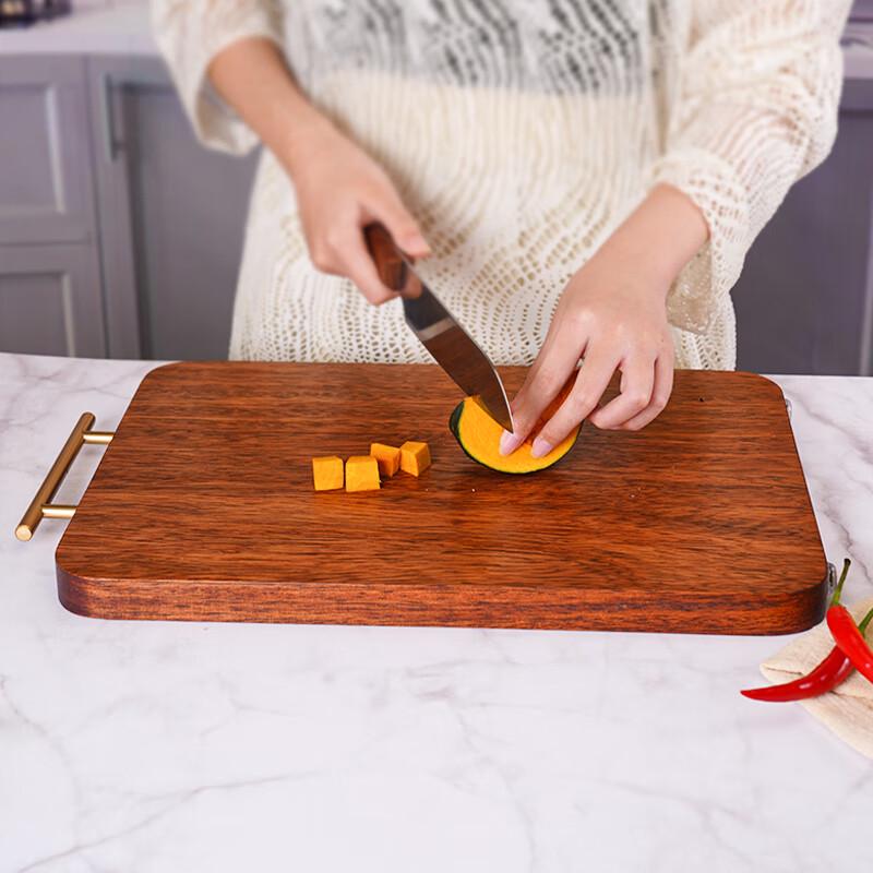 Hua Qing Ge Antibacterial Black Gold Sandalwood Cutting Board