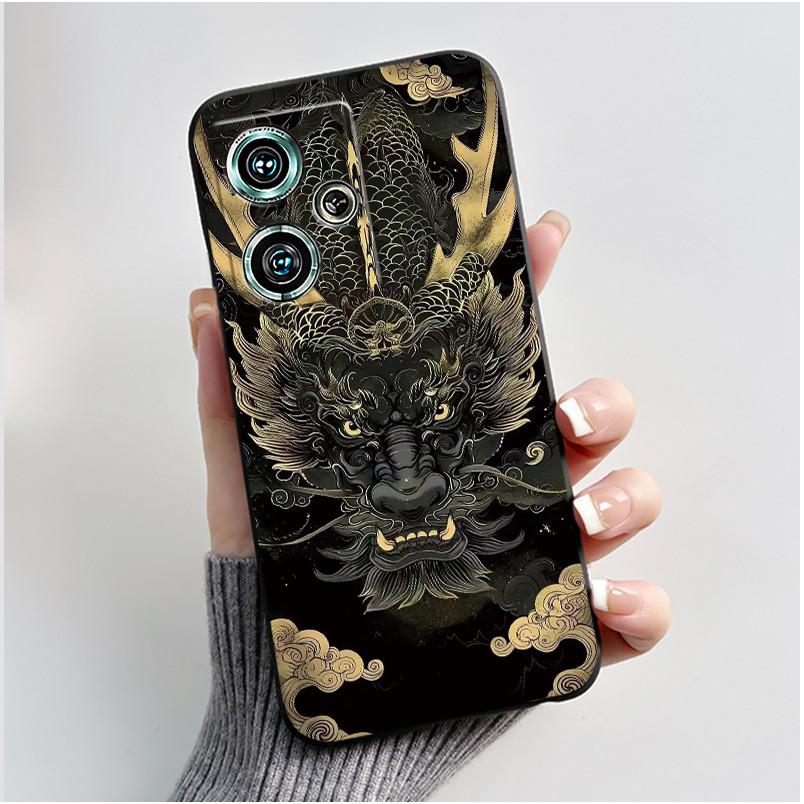 Casing For ZTE nubia Z50 NX711J Case Luxury Dragon Cute Cool Boys Girls Cover Black Matte Soft TPU Silicon Shockproof Phone Case