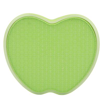 Glas Fußfeile Tragbar Handheld Pediküre Fußschrubber Schaber Hornhautentferner für Männer Frauen Grün