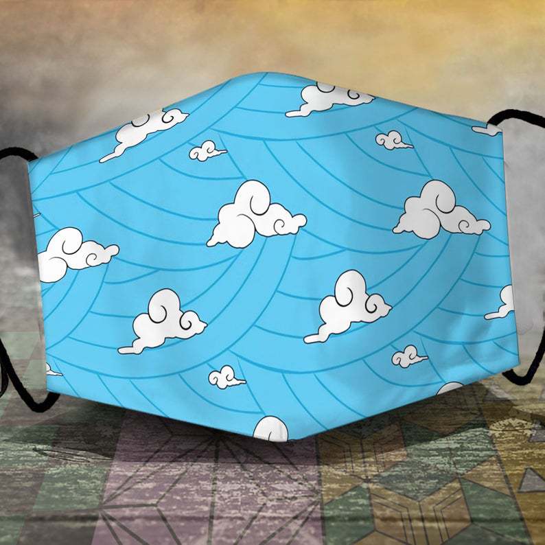Stofdichte Vervangbare Filter Beschermend Masker met Demon Slayer Animatie Print voor Mannen en Vrouwen