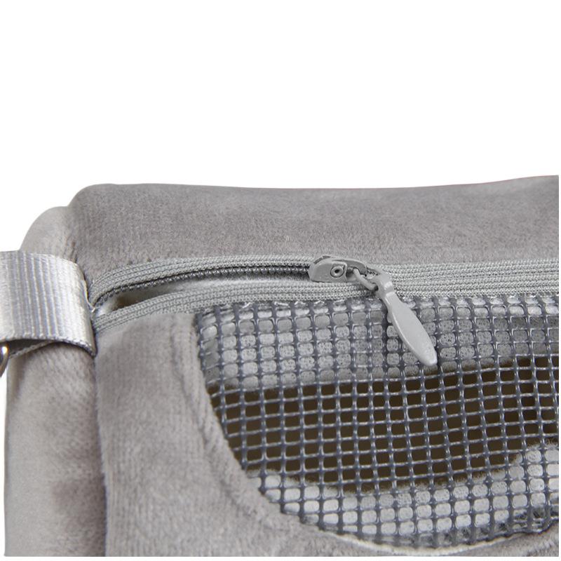 Winter Small Pet Backpack Hamster Carrier Bag Portable Cylinder Satchel Flyin Squirrel Travel Breathable Mesh Pouch Pet Supplies