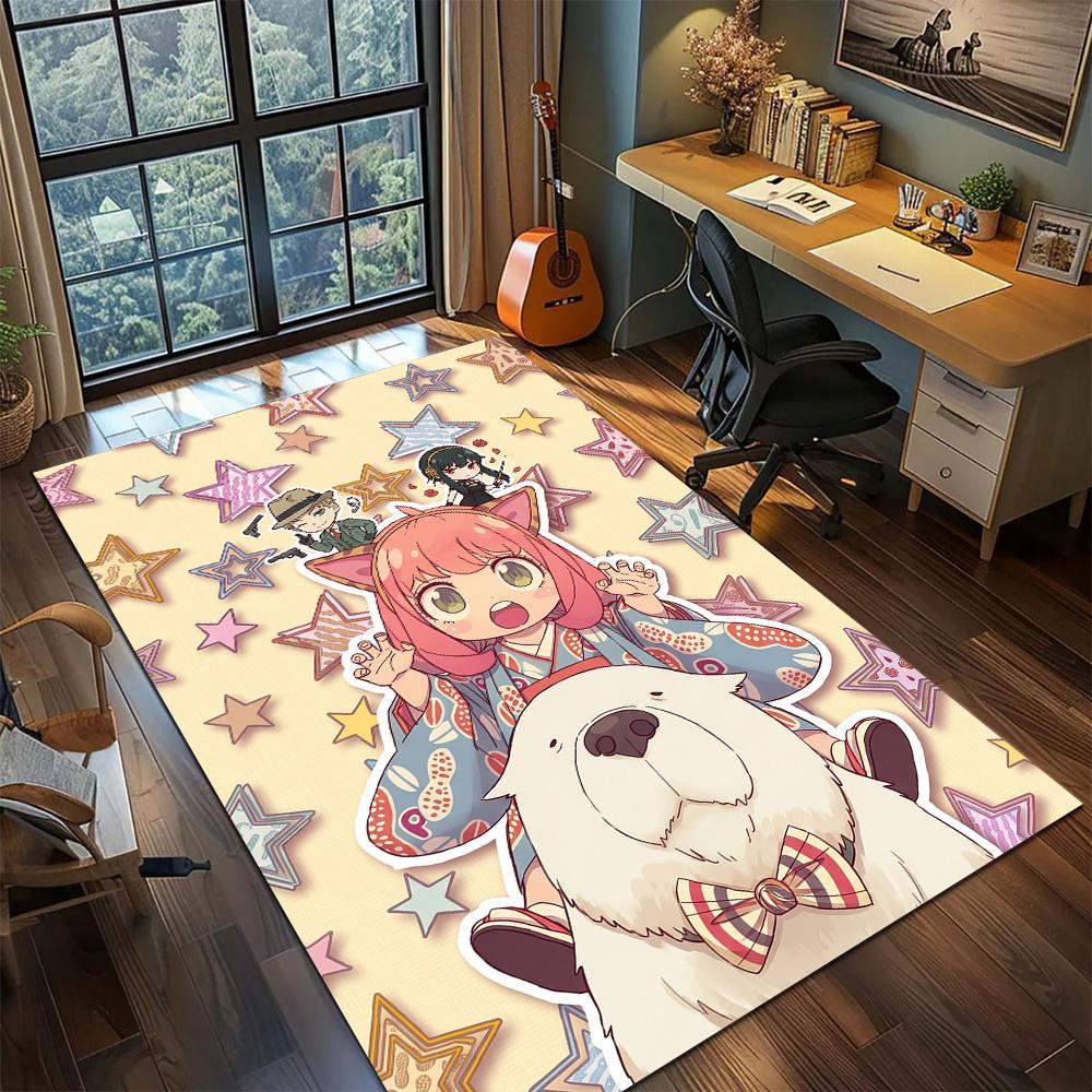 SPY×FAMILY  Carpet Floor Mat Large Area Washable Non Slip Gamer Bedroom Home Room Decor YUN6512