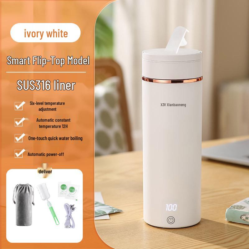 Portable Smart Travel Kettle with Adjustable Temperature