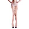 Jiao Xiang Lace Panties with Integrated Aurora Silk Stockings - Seamless Ultra-Thin Shiny Tights for Women