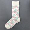 Happy Socks Women's Unisex Combed Cotton Sock Cherry Strawberry