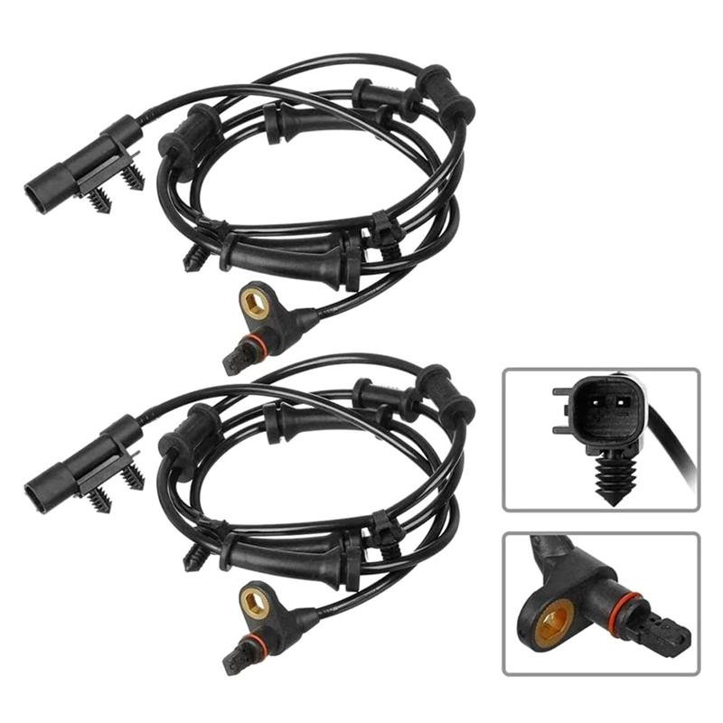 Precise 1Set ABS Wheel Speed Sensor For Jeep Wrangler 3.6L 2012-2017 3.8L 2007-2011 68003281AA 52125003AB Replacement Accessorie