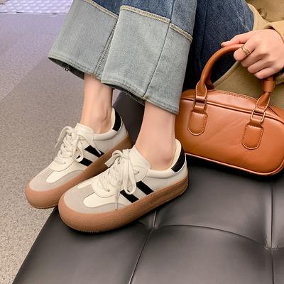 Sport- en vrijetijdsboardschoenen 2025 lente en herfst Forrest Gump dames college stijl retro klassiek verhogende sport kleine witte schoenen