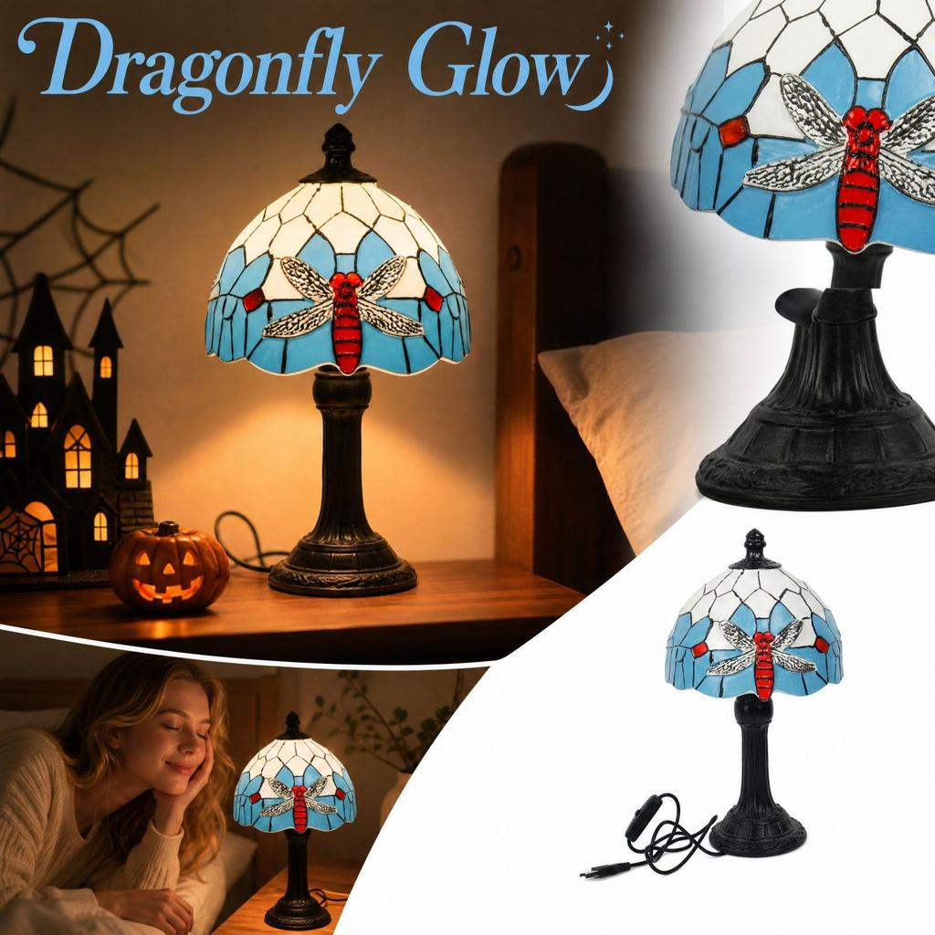 Colorful Resin with Soft Night Light for Bedroom Bedside Halloween Decor Prop