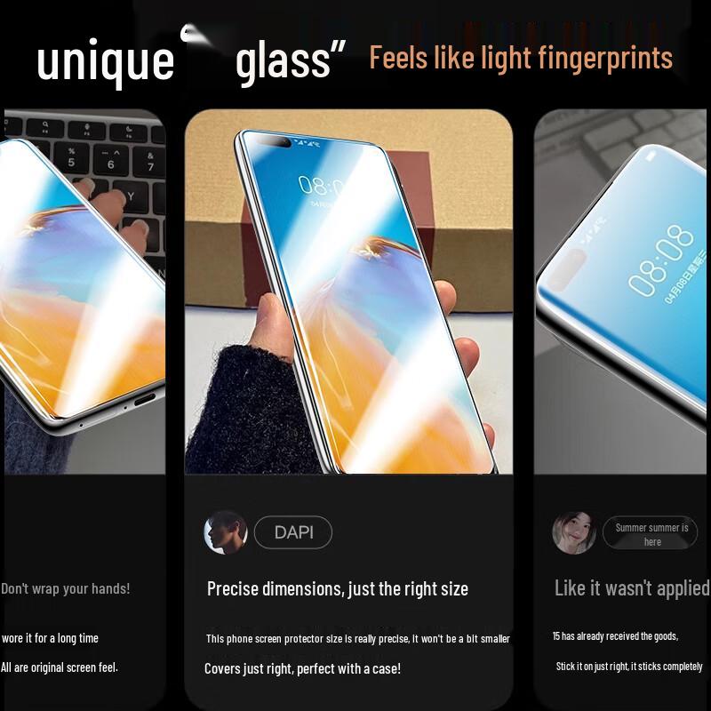 Smorss 3D Curved Full Glue Ceramic Screen Protector for Huawei P40 Pro/Pro+