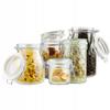 Set of HERMETIC JARS with Seal 5 Pcs. 1100ml 750ml 790ml 500ml 200ml