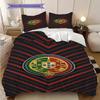 Portuguese Heritage Emblem Bedding (1 * duvet cover + 2 * pillowcase, without core) Soft and comfortable Bedding set Christmas birthday gift