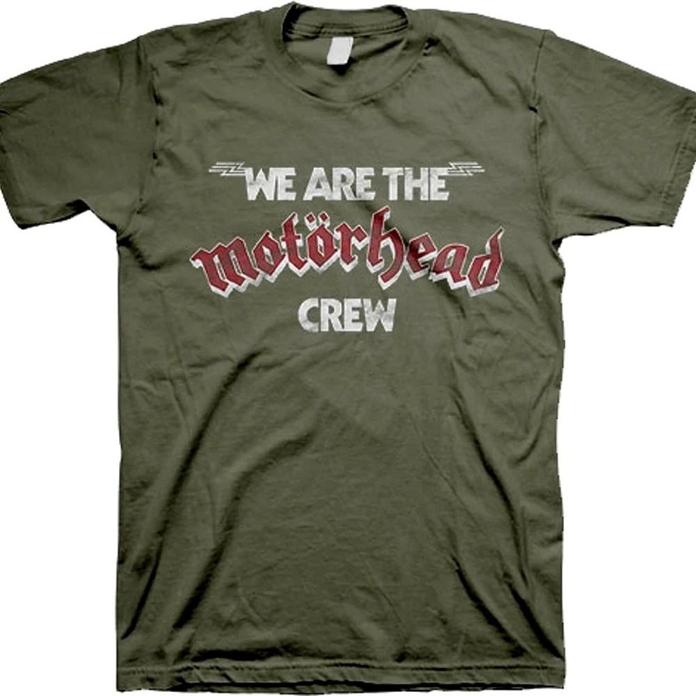 MOTORHEAD cd lgo WE ARE THE CREW Official SHIRT XL New ace of spades orgasmatron Unisex T-Shirt M