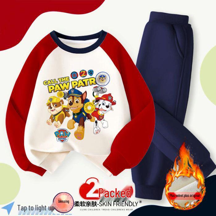 PAW Patrol Leucht-Kapuzenpullover & Raglanärmel Set für Kleinkinder, Herbst/Winter Kollektion 2025