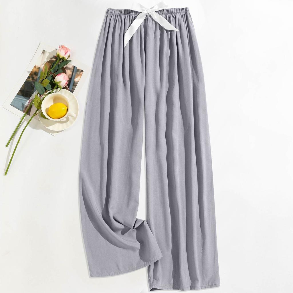 Women's Casual Fashion Sleep Pants Loungewear Pants Wearable As Outerwear High-Waisted Pants