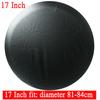 14" 15" 16" 17" Cal Czysta Czerń Biel PVC PU Pokrowiec Osłona Koła Zapasowego Pokrowiec Torba Saszetka Na Wszystkie Samochody