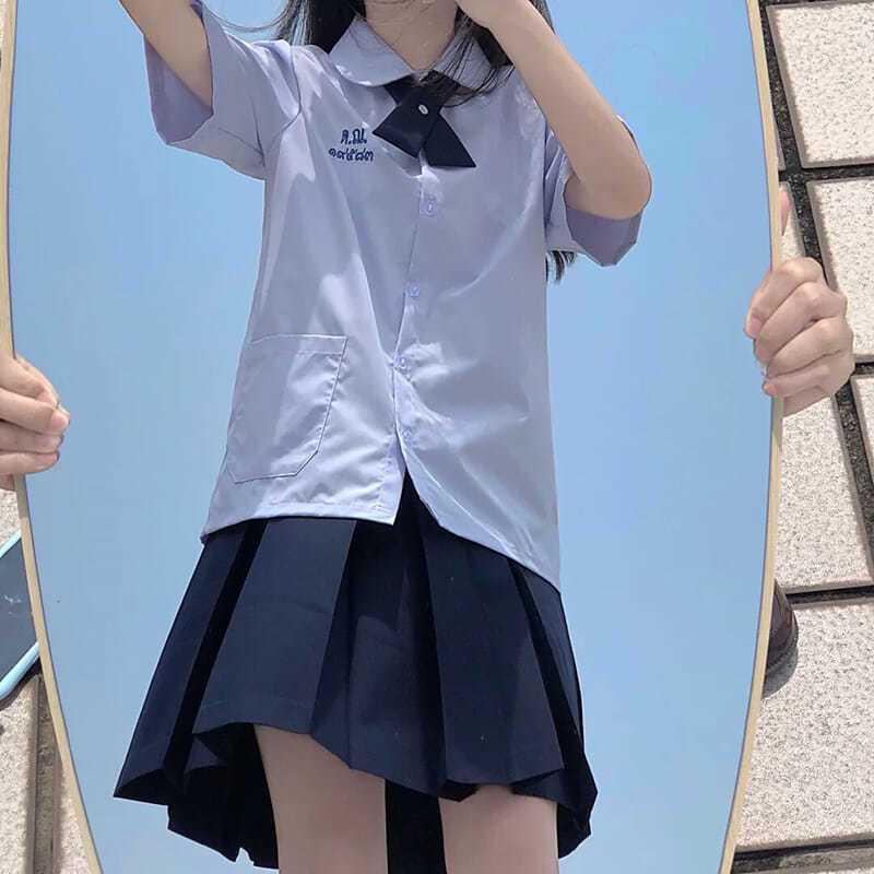 Thailand School Uniform - Nanno Forbidden Girl Style Shirt & Skirt Set