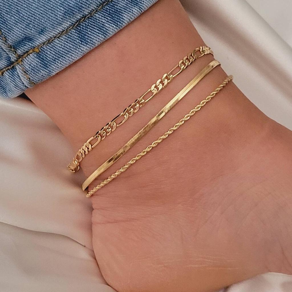 1set Boho Gold Silver Color Tassel Chain Bracelet Anklet Charms Snake/Starfish/Heart Sexy Leg Ankle On Foot Chain Beach Jewelry