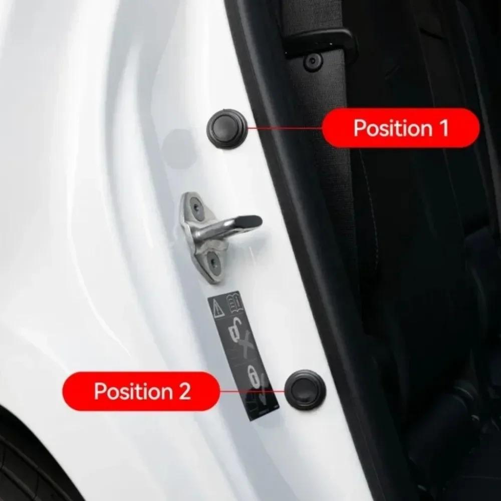 Car Trunk Sound Insulation Pad Universal Car Door Shock Absorbing Gasket For VW Shockproof Thickening Cushion Stickers
