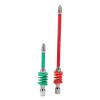 2PCS Spring Loaded Screwdriver Bits 1Celsius4 Inch Hex Shank Crossed Bit for Electric Screwdrivers and Hand Tools 65mm 110mm