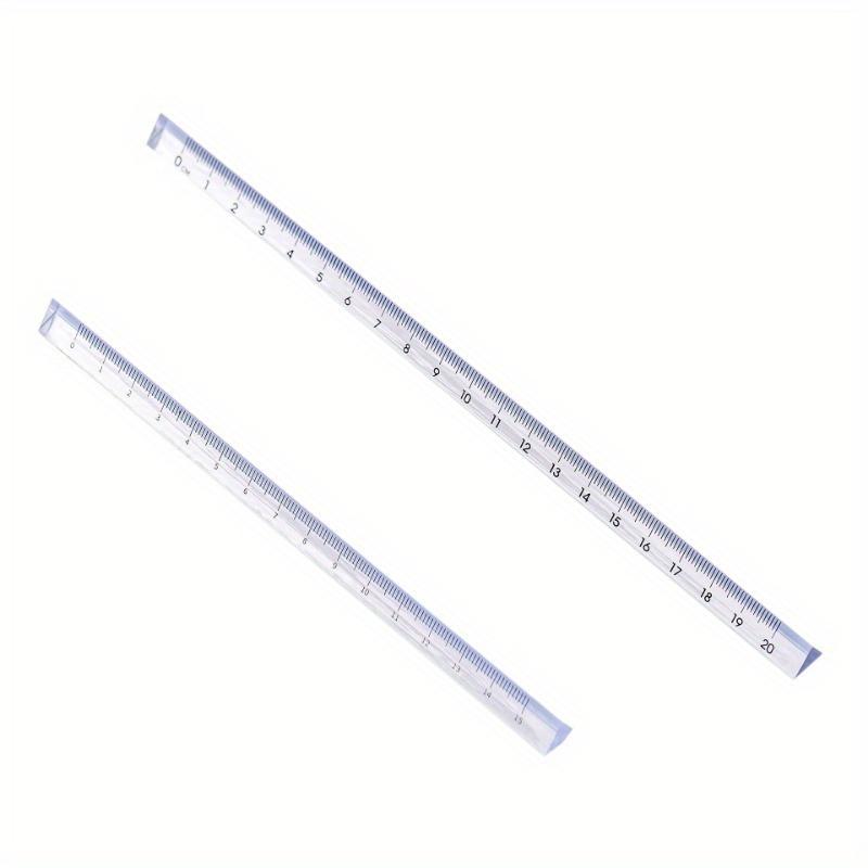 Transparent Triangular Scale Ruler Triangular Ruler Triangle Size Proportional Drawing Template Ruler,School Supplies