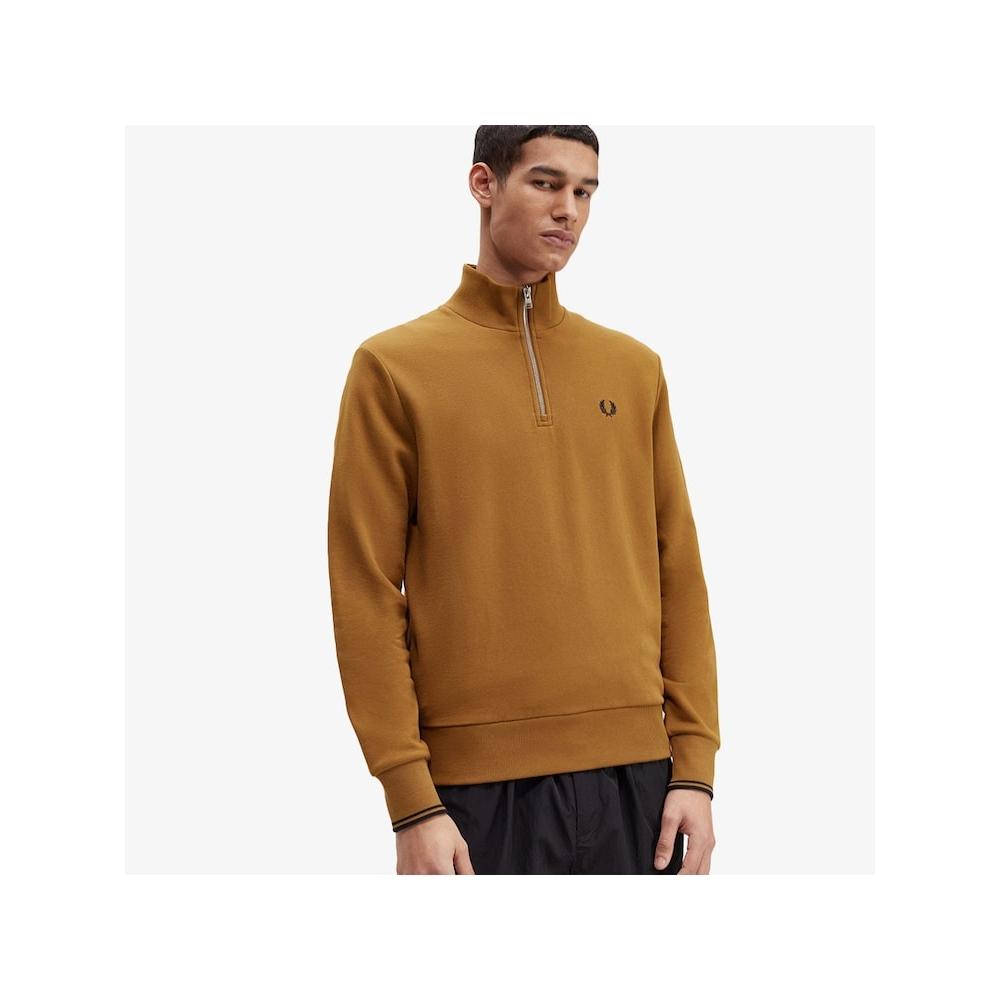 Fred Perry [quartier général Authentique] Fred Perry [ligne de base] Sweat-shirt Demi-Zip  S81  Afpm2333574 S81 qzgAfpm2333574 S81