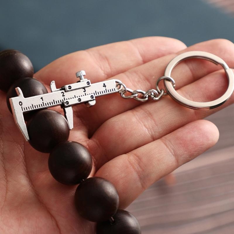Portable 50mm Small Vernier Caliper Keychain Tool for Measurements In Jewelry Making and Engineering