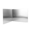 Stove Grease Shield 2 Sided Heat Resistant Anti Stick Coating Stainless Steel Stove Splatter Guard