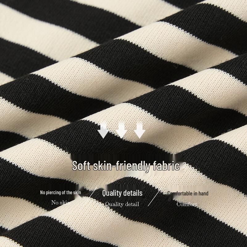 Demana Striped Midi Dress with Adjustable Waist