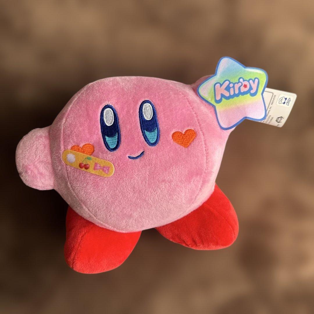 Kirby of the Stars Kirby x Monet Plush Toy Smiling