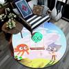 The Amazing World of Gumball3 Round Area Rug,Carpet Rug for Living Room Bedroom Sofa Playroom Decor,Non-slip Floor Mat