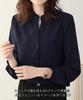Yino Chiffon Skipper Shirt Elegant and Long Fall Women's Blouse, Classy, Flattering, Slimming, Sleeve, Stylish, Feminine, Gentle, Attractive, Casual,
