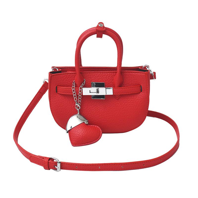 Hand Carry Trendy Fashion Platinum Bag Women's New High-texture Shoulder Oblique Span Bag Simple Casual Women's Bag