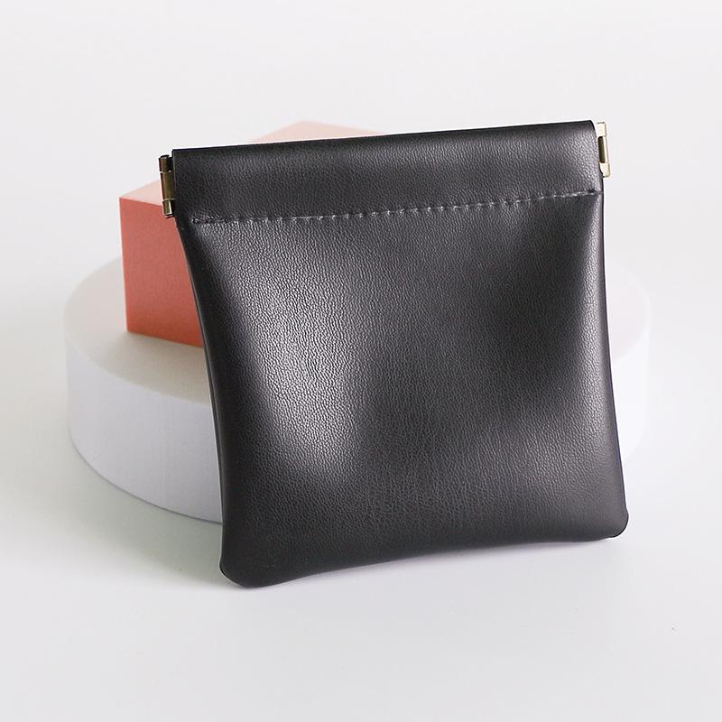 Soft Makeup & Travel Pouch: Mini PU Bag for Lipstick, Coins & Cables