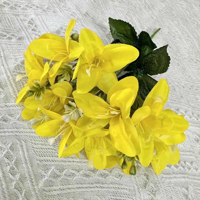 Simulated Lily Plants Wedding Hotel Restaurant Room Decoration Desktop Ornament