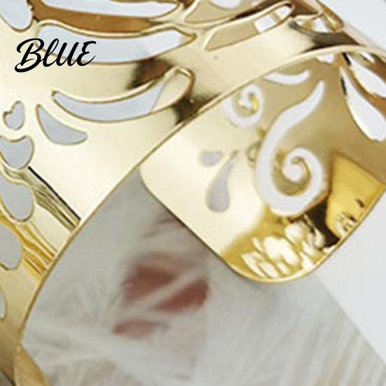 Wide Placket Bracelet 2 Pcs Adjustable Opening Individual Retro Style