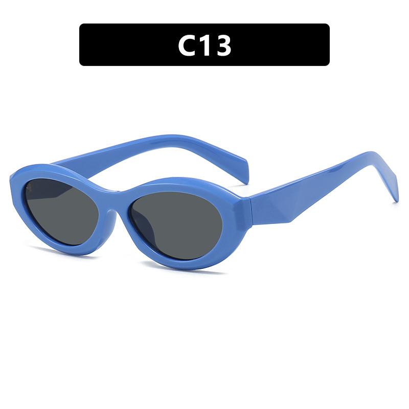 Small Frame Cat Eye Sunglasses Simple Fashion Sunglasses Trendy Concave Sunglasses