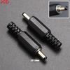 JCD 5/10pcs DC Power Plug 2.5x0.7mm 3.5x1.35m 5.5x2.1mm 5.5x2.5mm DC Connector Male Adapter Charging Solder Plug Jack