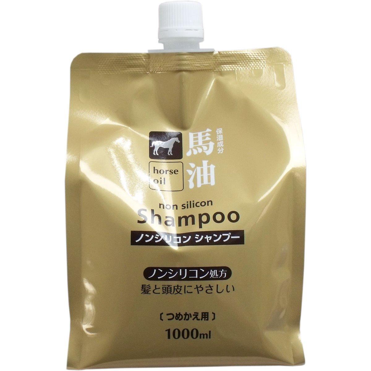 

Kumano Yushi Horse Oil Shampoo Refill 1000ml x 2 sets 4 [x pieces]