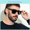 Gafas de Sol Polarizadas Cuadradas Minimalistas Con Protección Uv400 Para Actividades al Aire Libre