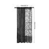 1PC Semi-Shading Elegant Gauze Curtain French Style Curtain Home Decoration Lace Material Exquisite 100x100/140/200cm  150x180cm