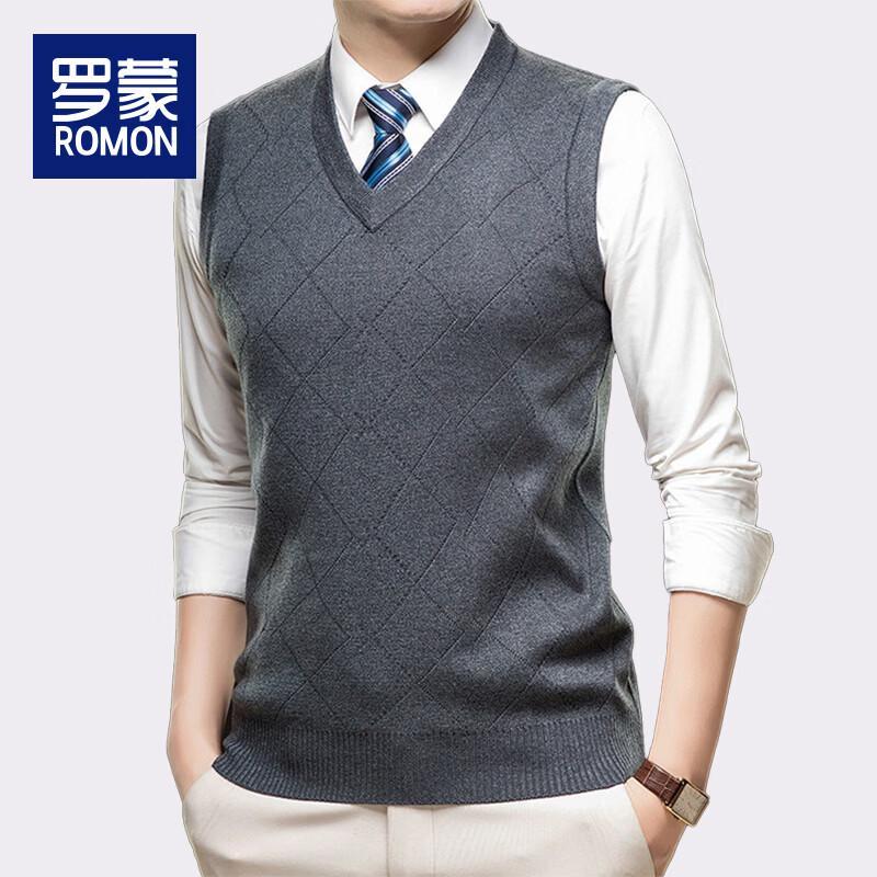 

Romman Men s V-Neck Pullover Knit Vest M