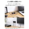 ELECOM Gigabit 5-Port Switching Hub, Metal Casing, AC Power, Silent Fanless, Black EHC-LG05M-B
