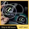 2026 Hot Interior Stickers 2Pcs Car Emblem Water Cup Pad Color Insulated Coasters Mat For RX300 IS200 IS250 ES350 Ct200h U MC1
