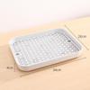 Double-Layer Plastic Tea and Fruit Draining Tray with Water Filter