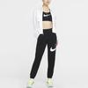 Nike Sportswear Swoosh Logo Printed Casual Sports Pants Women Pants Black CU5632-011