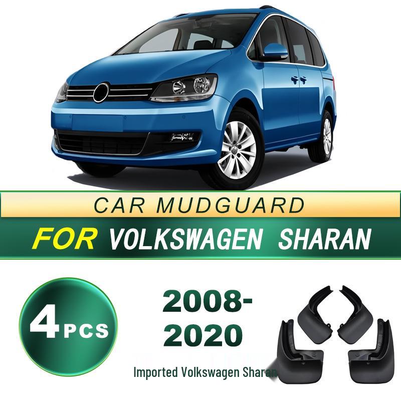 Fits Volkswagen Sharan 08-20 Models: Soft Rubber Mudguard, Tire Flap Accessory Upgrade.