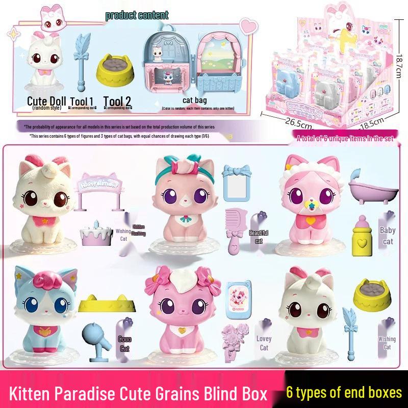 Beautiful Kitten Plush Toy Princess - Wish Meow Meow Birthday Gift for Girls