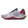 Under Armour Spawn 4 Printed Low Basketball Shoes Men Sneakers Gray 3025345-103