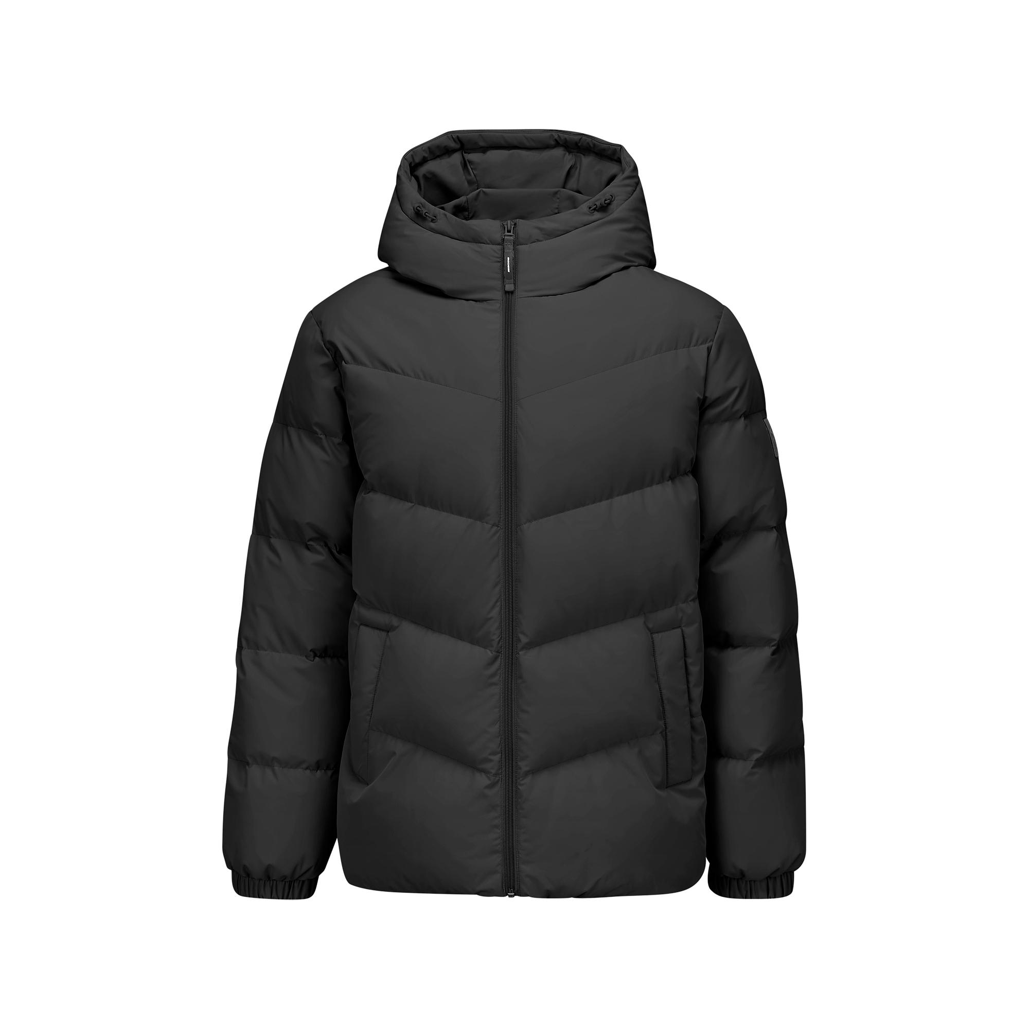 Skechers Windproof Waterproof Stain Resistant Warm Cold Resistant Anti Static Fashionable Versatile Short Hooded Puffer Jacket L425M005-0018 XXL