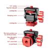 Aluminum Alloy Hot Shoe Bracket Adjustable Damping Ballhead Bracket Holder for LED Video Light Camera Phone Stand